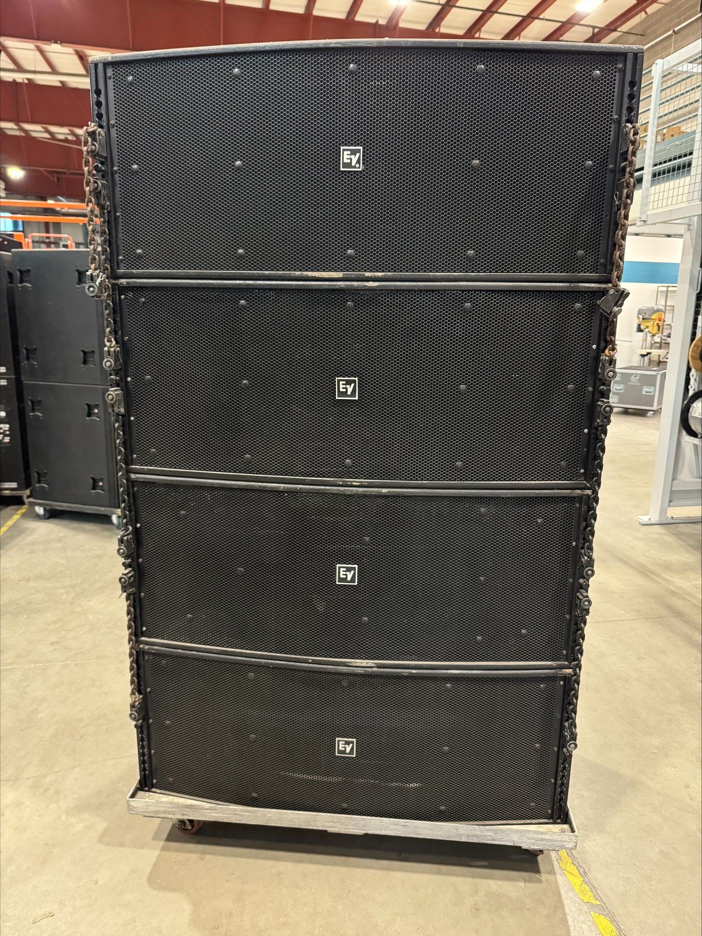 Electro-Voice EV X-Line Loudspeaker Cabinet, EV X-Line XVLS, Electro-Voice X-Line XVLS, EV Speaker Cabinet, Electro-Voice Speakers. We Sell Professional Audio Equipment. Audio Systems, Amplifiers, Consoles, Mixers, Electronics, Entertainment, Live Sound.