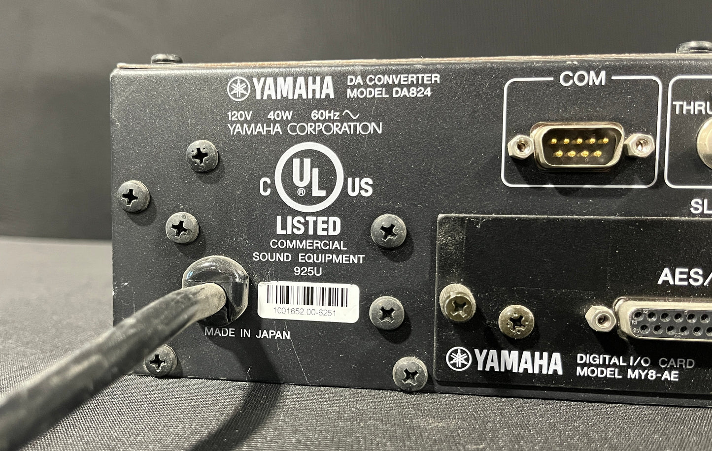 Yamaha DA824 DA Converter, Yamaha DA824 DA Converter with MY8-AE Card, Yamaha DA Converter, DA824, DA Converter with Card. We Sell Professional Audio Equipment. Audio Systems, Amplifiers, Consoles, Mixers, Electronics, Entertainment, Live Sound.