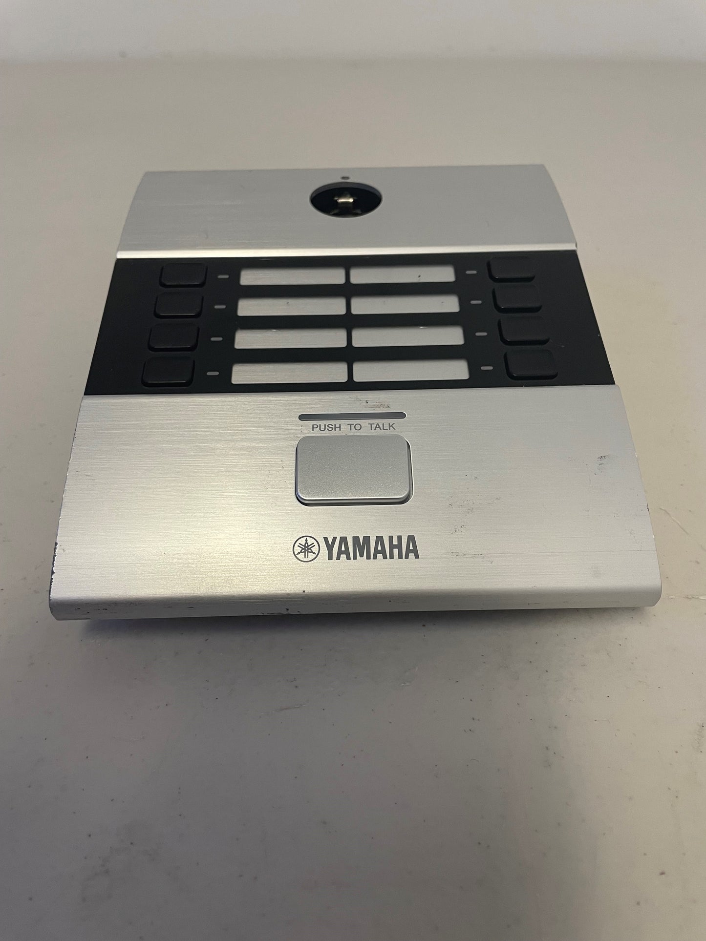 Used Yamaha PGM1 Announce Mic Button Panel, Dante, for Sale. We Sell Professional Audio Equipment. Audio Systems, Amplifiers, Consoles, Mixers, Electronics, Entertainment and Live Sound.