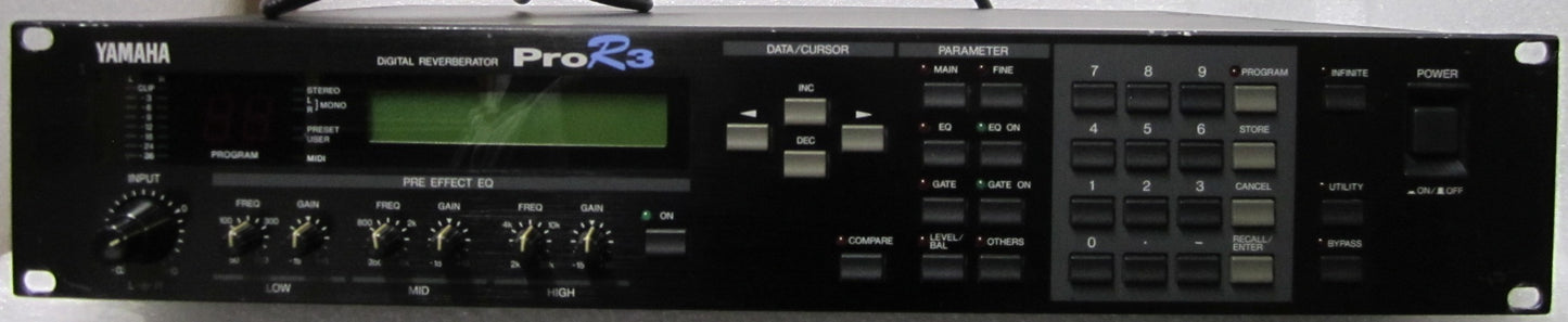 Yamaha Pro R3 Digital Reverb, Yamaha 90s Digital Reverb, Yamaha Pro R3, Yamaha Digital Reverb Unit, We Sell Professional Audio Equipment. Audio Systems, Amplifiers, Consoles, Mixers, Electronics, Entertainment, Live Sound