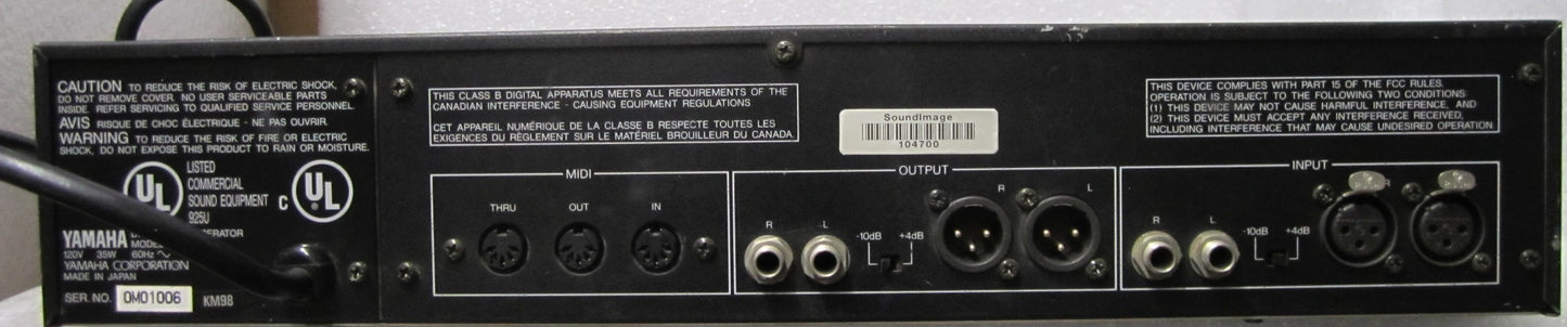Yamaha Pro R3 Digital Reverb, Yamaha 90s Digital Reverb, Yamaha Pro R3, Yamaha Digital Reverb Unit, We Sell Professional Audio Equipment. Audio Systems, Amplifiers, Consoles, Mixers, Electronics, Entertainment, Live Sound