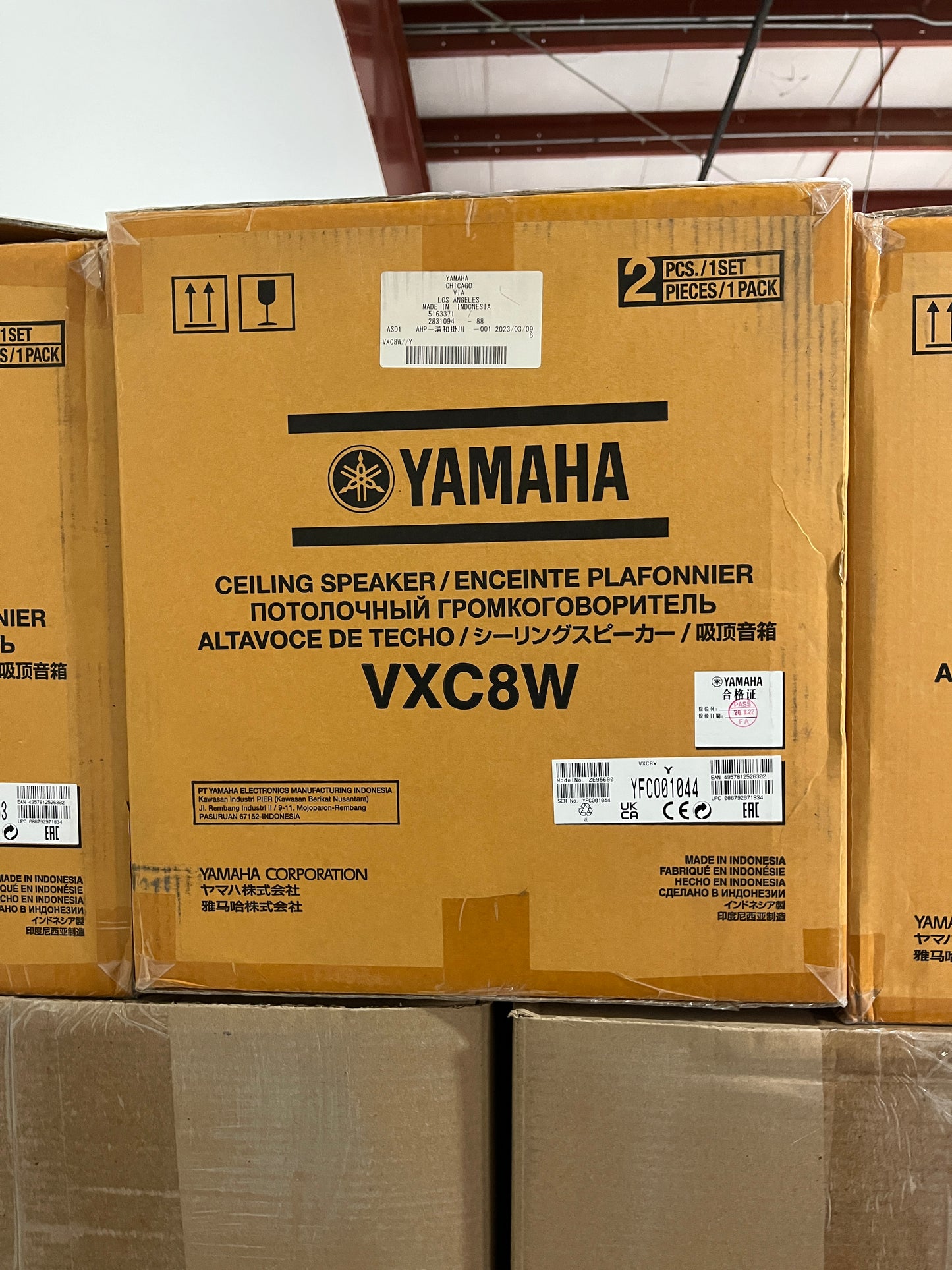 Yamaha VXC8W Ceiling Speakers, Yamaha VXC8W, Yamaha Ceiling Speakers, Yamaha Ceiling Mount Speakers, Yamaha Ceiling Speaker Pair. We Sell Professional Audio Equipment. Audio Systems, Amplifiers, Consoles, Mixers, Electronics, Entertainment, Live Sound.