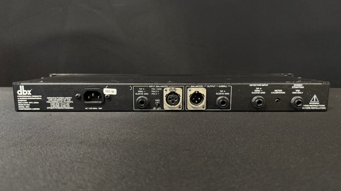 dbx 160A Compressor/Limiter, dbx 160A, dbx 160A Compressor, DBX 160A, DBX 160. We Sell Professional Audio Equipment. Audio Systems, Amplifiers, Consoles, Mixers, Electronics, Entertainment, Live Sound.