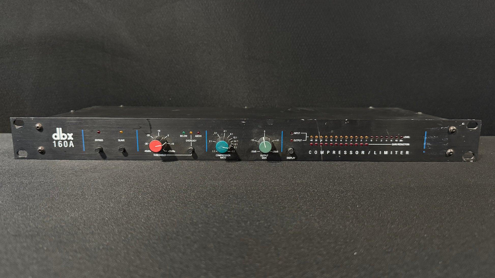 dbx 160A Compressor/Limiter, dbx 160A, dbx 160A Compressor, DBX 160A, DBX 160. We Sell Professional Audio Equipment. Audio Systems, Amplifiers, Consoles, Mixers, Electronics, Entertainment, Live Sound.