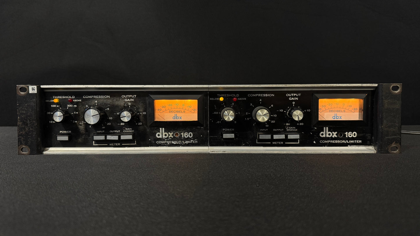 vintage, Harman, DBX 160, DBX, Compressor/Limiter, dbx compressor, dbx vintage compressor, vintage dbx 160, vintage audio gear, vintage compressor, vintage limiter. We Sell Professional Audio Equipment. Audio Systems, Amplifiers, Consoles, Mixers, Electronics, Entertainment, Live Sound.