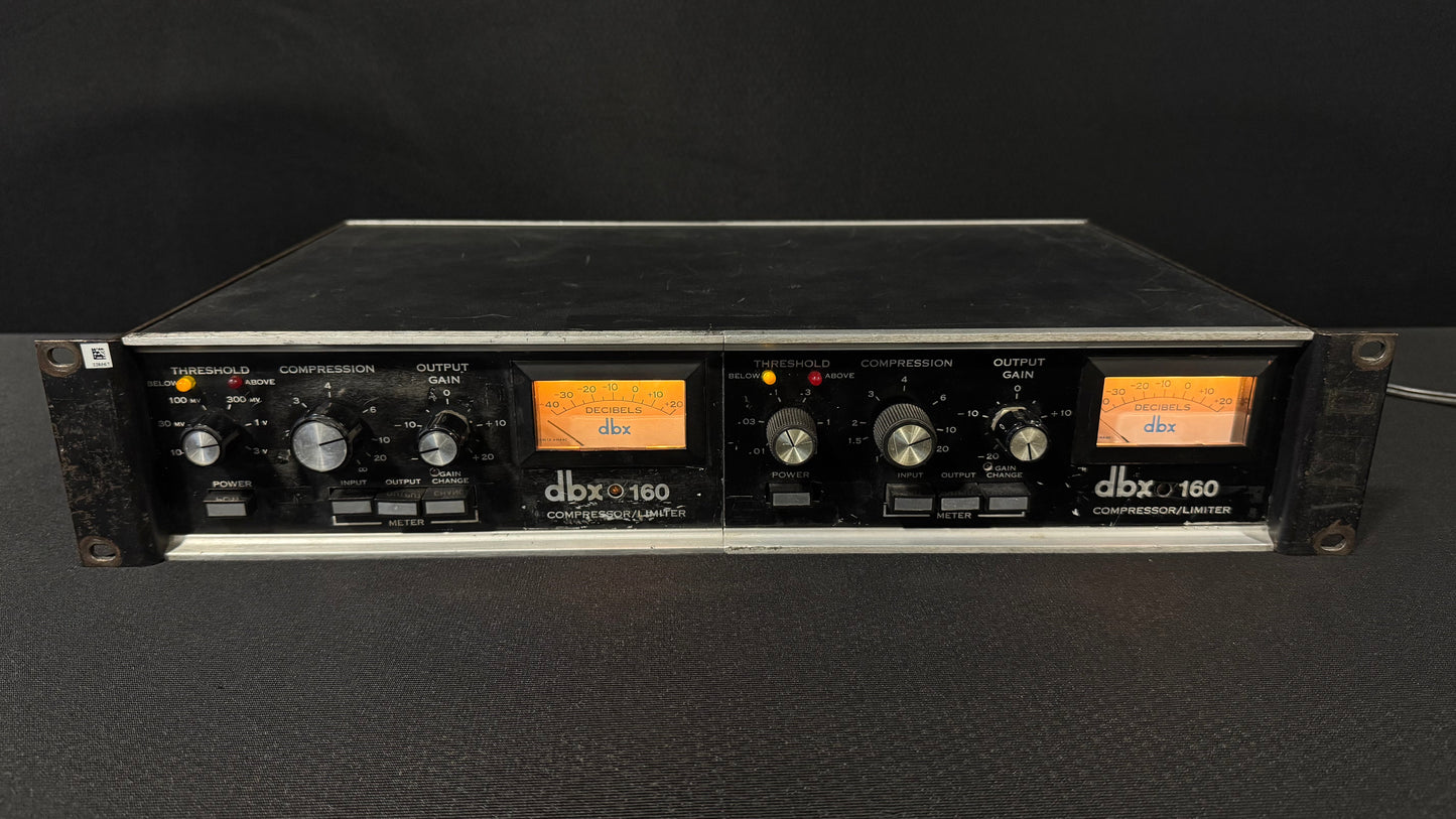 vintage, Harman, DBX 160, DBX, Compressor/Limiter, dbx compressor, dbx vintage compressor, vintage dbx 160, vintage audio gear, vintage compressor, vintage limiter. We Sell Professional Audio Equipment. Audio Systems, Amplifiers, Consoles, Mixers, Electronics, Entertainment, Live Sound.