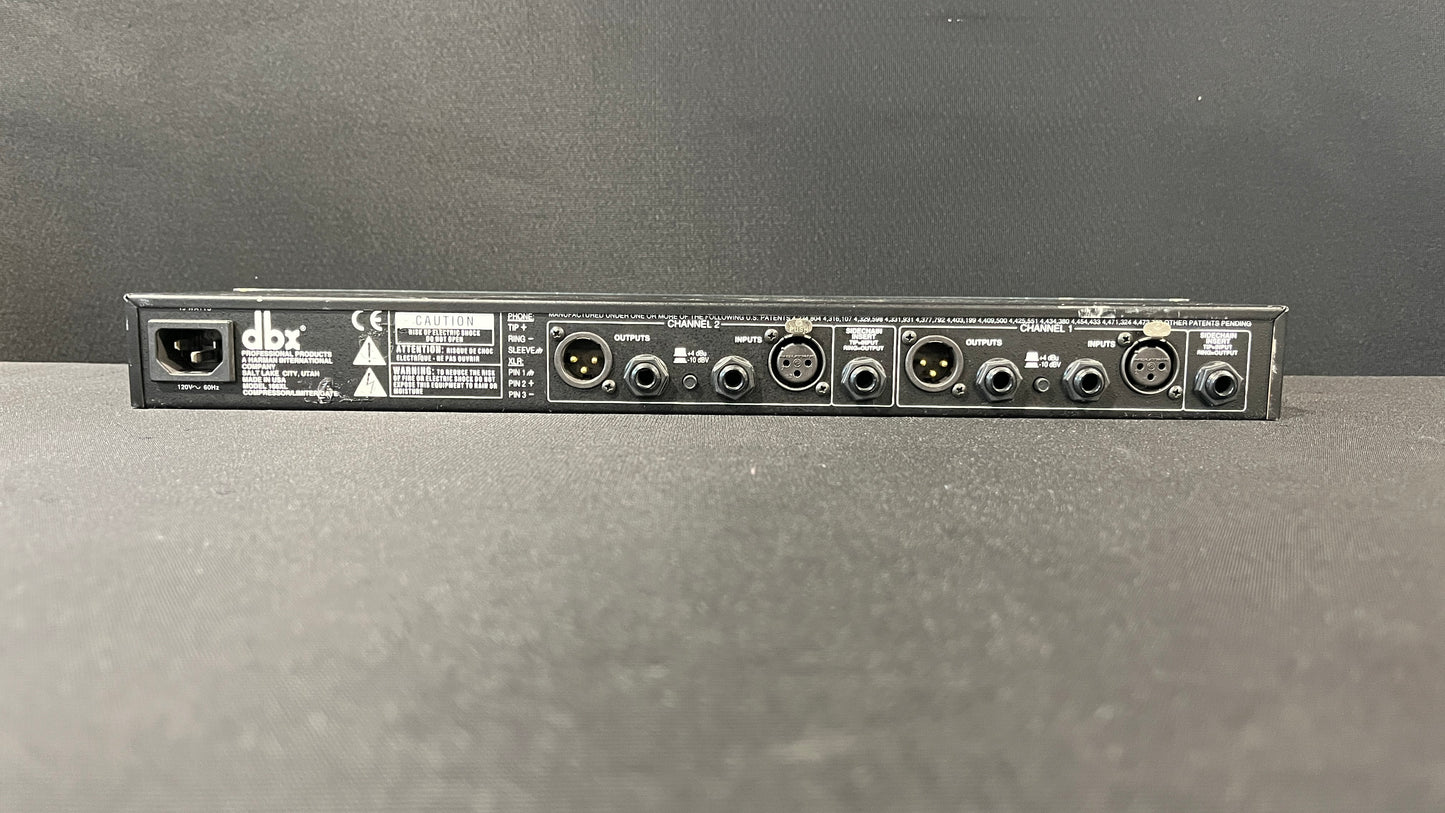 dbx 166XL Compressor/Limiter/Gate, dbx 166XL, dbx Compressor, dbx Rack Effects, 166XL Compressor. We Sell Professional Audio Equipment. Audio Systems, Amplifiers, Consoles, Mixers, Electronics, Entertainment, Live Sound.
