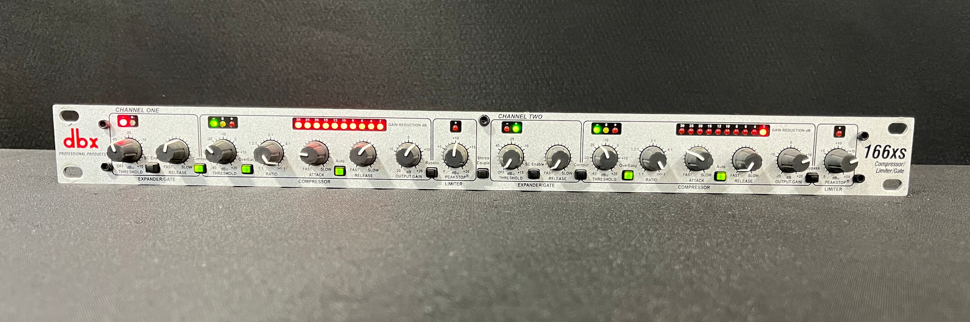 dbx 166xs Compressor/Limiter/Gate, dbx 166xs, dbx Rack Effects, dbx Compressor/Limiter/Gate, 166xs Compressor. We Sell Professional Audio Equipment. Audio Systems, Amplifiers, Consoles, Mixers, Electronics, Entertainment, Live Sound.
