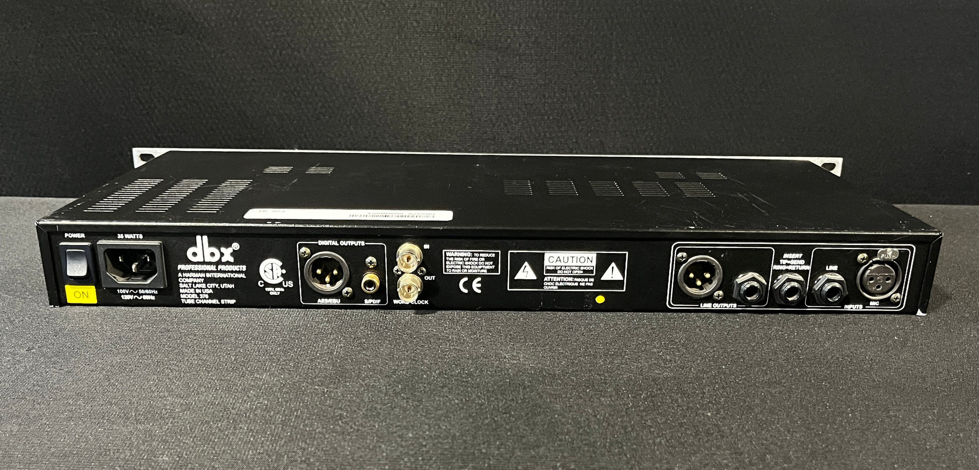 dbx 376 Tube Channel Strip w/ Digital Out, dbx 376 Tube Channel Strip, dbx 376, dbx 376 Preamp, dbx Tube Channel Strip. We Sell Professional Audio Equipment. Audio Systems, Amplifiers, Consoles, Mixers, Electronics, Entertainment, Live Sound.