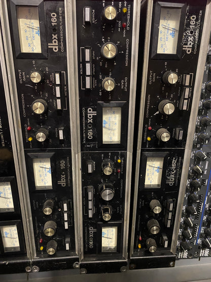 vintage, Harman, DBX 160, DBX, Compressor/Limiter, dbx compressor, dbx vintage compressor, vintage dbx 160, vintage audio gear, vintage compressor, vintage limiter, 		We Sell Professional Audio Equipment. Audio Systems, Amplifiers, Consoles, Mixers, Electronics, Entertainment, Live Sound.