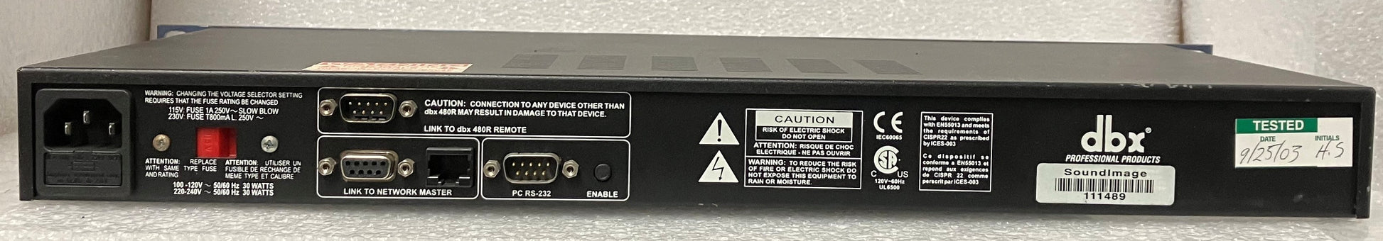 dbx 480R Drive Rack Remote Management System Controller, dbx 480P PSU, dbx Drive Rack Remote, Loudspeaker Management System Remote dbx, We Sell Professional Audio Equipment. Audio Systems, Amplifiers, Consoles, Mixers, Electronics, Entertainment, Live Sound