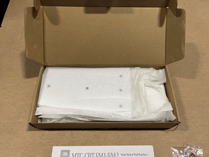 JBL MTC-CBT-FM2-WH Mounting Brackets , 2 Pairs , NIB. 					We Sell Professional Audio Equipment. Audio Systems, Amplifiers, Consoles, Mixers, Electronics, Entertainment, Sound, Live.