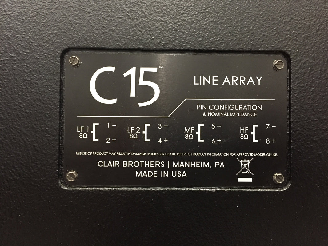 Used Pro Speakers and Systems for sale. Used speakers CLAIR, d&b, L ...