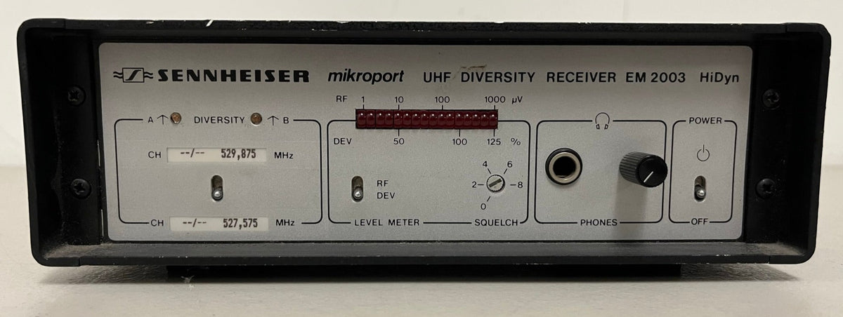 Sennheiser Mikroport UHF Diversity Receiver EM 2003, Front