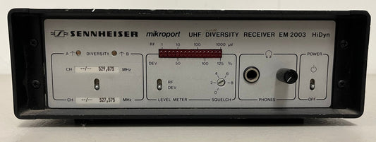 Sennheiser Mikroport UHF Diversity Receiver EM 2003, Front