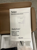 New Telex RadioCom Model TR-300 Wireless Beltpack Tranceiver for Sale. We Sell Professional Audio Equipment. Audio Systems, Amplifiers, Consoles, Mixers, Electronics, Entertainment, Sound, Live.