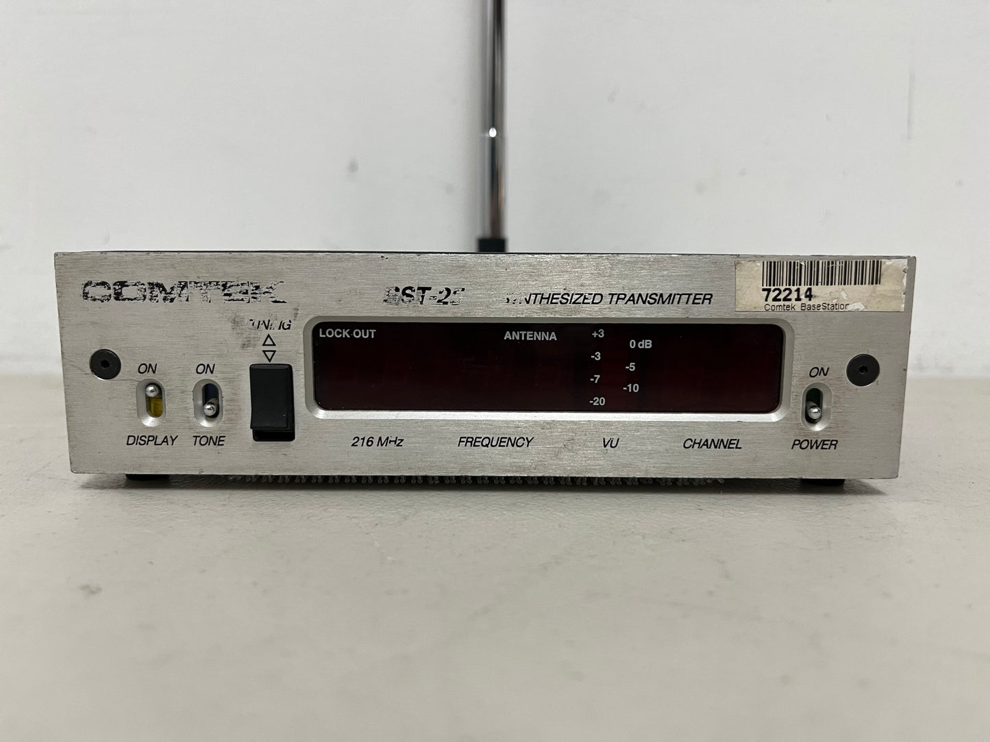 COMTEK  Synthesized Base Station Transmitter, 216 MHz, We Sell Professional Audio Equipment. Audio Systems, Amplifiers, Consoles, Mixers, Electronics, Entertainment, Sound, Live.  