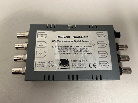Cobalt HD-8090 Dual-Rate HD/SD - Analog to Digital Converter