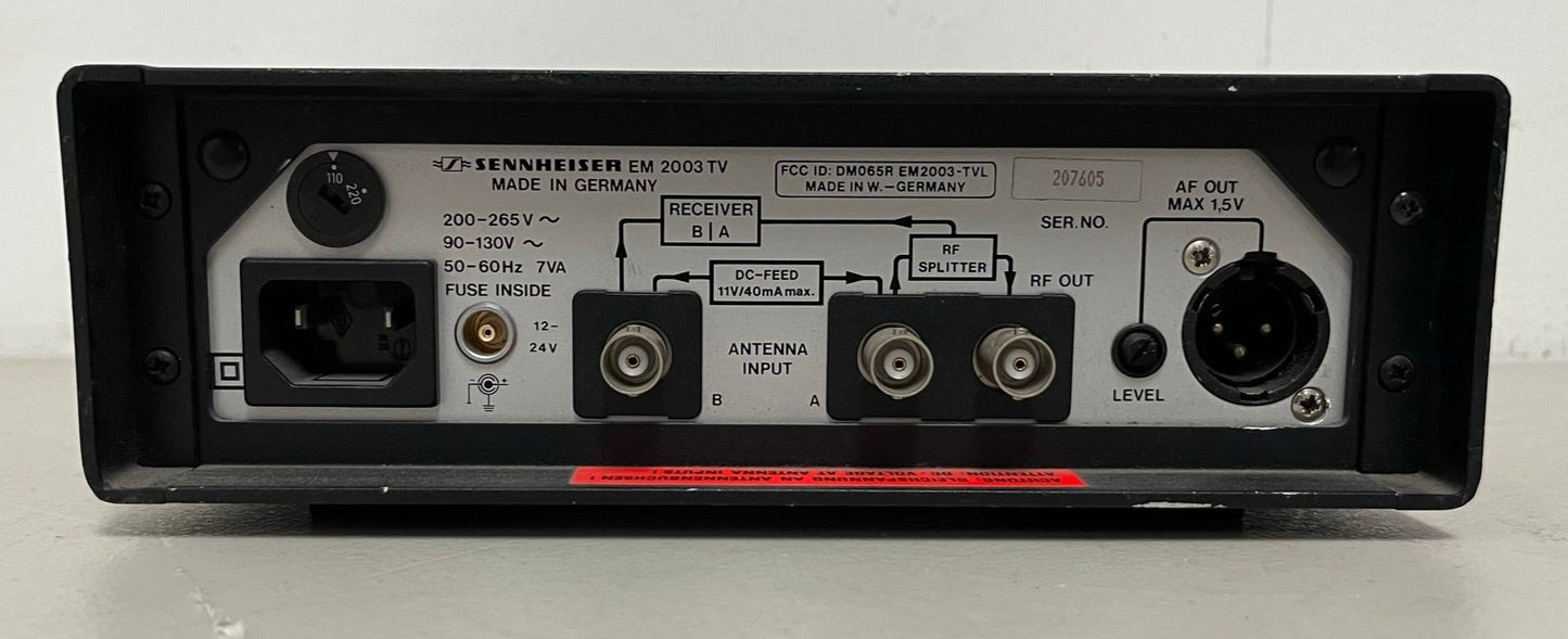 Sennheiser Mikroport UHF Diversity Receiver, EM 2003 HiDyn