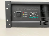 Used QSC PowerLight 4.0 Pro Audio Power Amplifier 4000W for Sale. We Sell Professional Audio Equipment. Audio Systems, Amplifiers, Consoles, Mixers, Electronics, Entertainment, Sound, Live