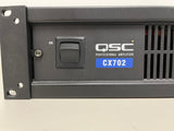 Used QSC CX702 2-Channel Power Amplifier for Sale. We Sell Professional Audio Equipment. Audio Systems, Amplifiers, Consoles, Mixers, Electronics, Entertainment, Sound, Live.