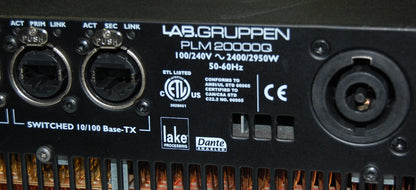 Lab Gruppen PLM 20000Q Amplifier, Lab Gruppen 20K Amp, 20K Amplifier, Lab 20k Amp, LG 20k Amp, Clair Lab Gruppen 20k, 20000Q Amp, 20k Amp, 		We Sell Professional Audio Equipment. Audio Systems, Amplifiers, Consoles, Mixers, Electronics, Entertainment, Live Sound.
