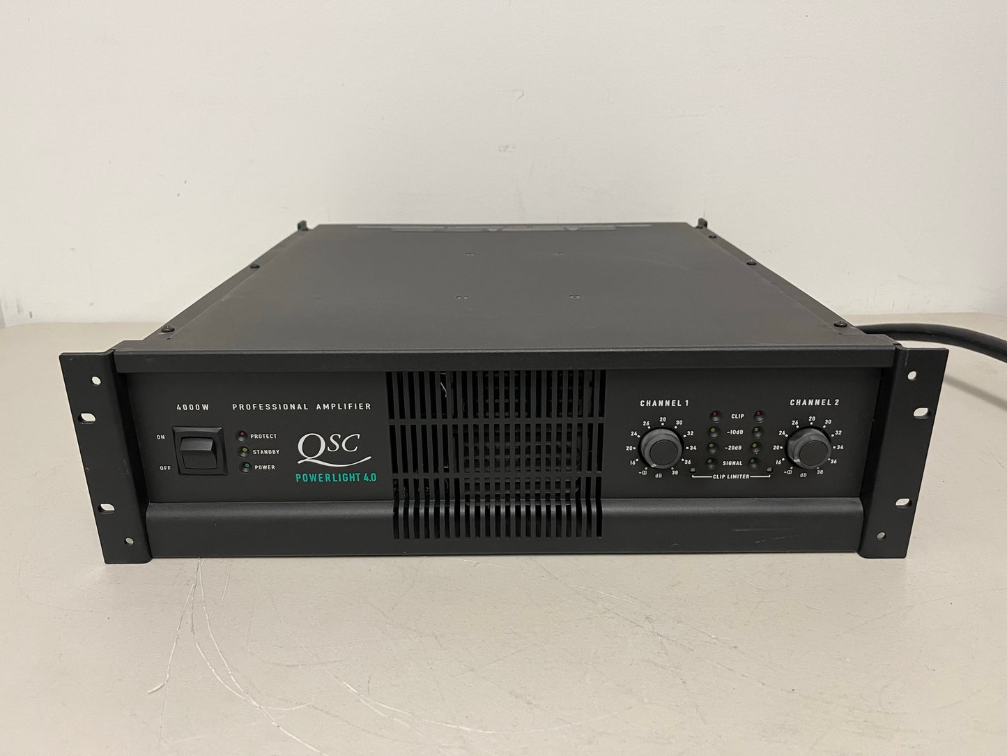 QSC Powerlight 4.0, 2-Channel Professional Power Amplifier, QSC Amplifier We Sell Professional Audio Equipment. Audio Systems, Amplifiers, Consoles, Mixers, Electronics, Entertainment, Sound, Live