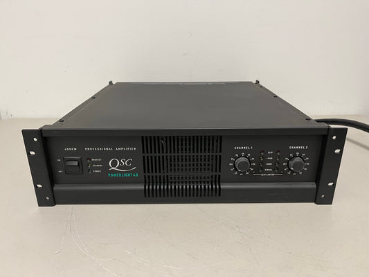 QSC Powerlight 4.0, 2-Channel Professional Power Amplifier, QSC Amplifier We Sell Professional Audio Equipment. Audio Systems, Amplifiers, Consoles, Mixers, Electronics, Entertainment, Sound, Live