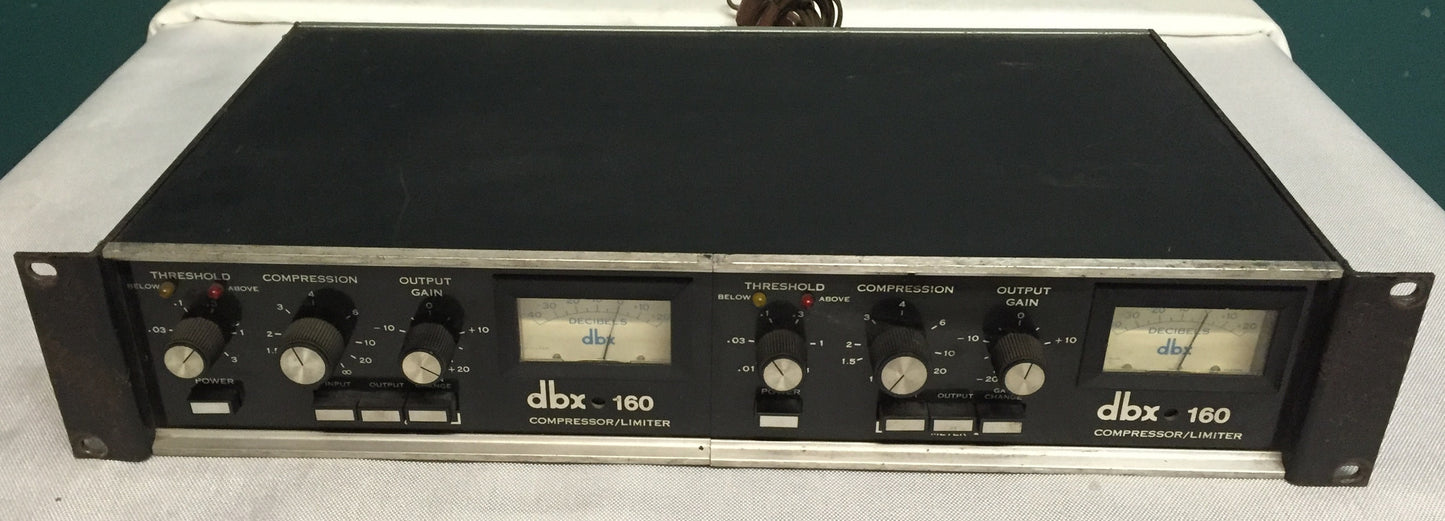 vintage, Harman, DBX 160, DBX, Compressor/Limiter, dbx compressor, dbx vintage compressor, vintage dbx 160, vintage audio gear, vintage compressor, vintage limiter, 		We Sell Professional Audio Equipment. Audio Systems, Amplifiers, Consoles, Mixers, Electronics, Entertainment, Live Sound.
