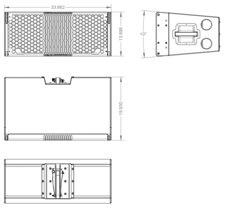 Clair Global i-3, 3-Way Speaker Cabinet, Medium Format Line Array ...